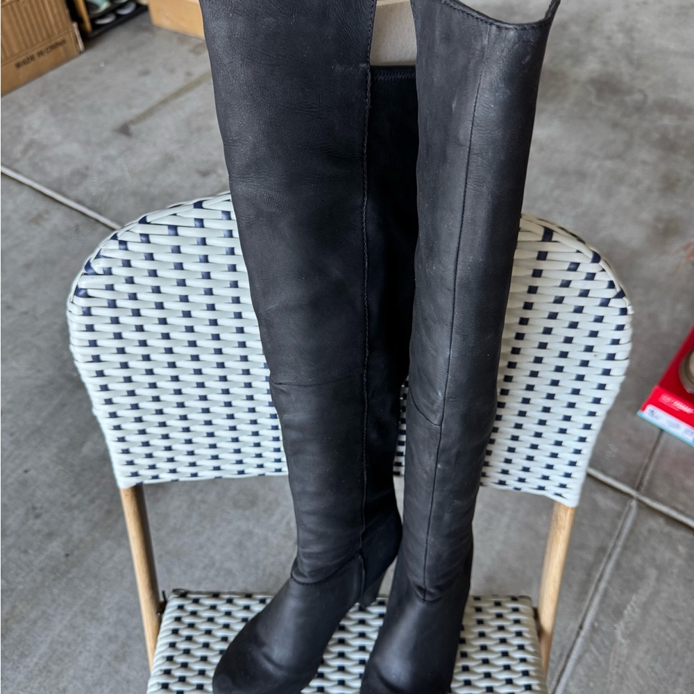 Steve Madden Black Heeled Boots